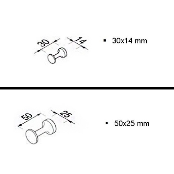 ΑΓΚΙΣΤΡΑ ΠΕΤΣΕΤΑΣ ΜΟΝΑ 3εκ. ή 5 εκ. GEESA STANDARD HOTELIA ΔΙΑΣΤΑΣΕΙΣ